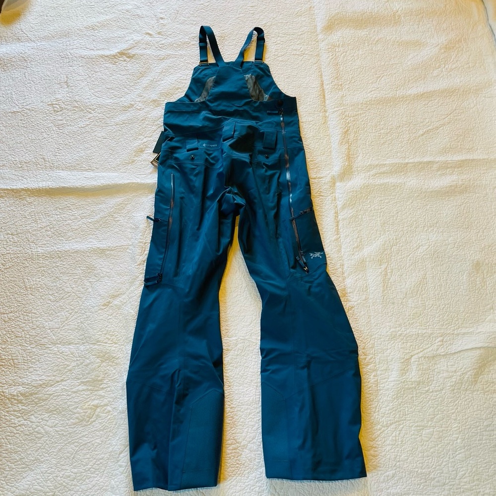 Arcteryx Sentinel Sz 6 Gortex Pro twilight bibs overalls pants snowboarding wint - Picture 6 of 8